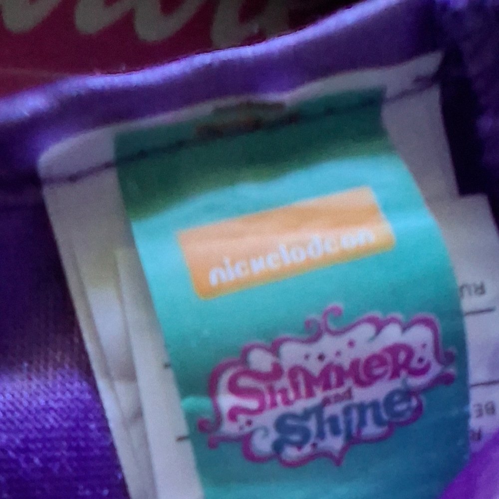 Nickelodeon SHIMMER Purple Gold GIRLS Costume Size 4-6T EUC - Picture 11 of 12